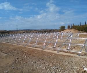 Instalación fotovoltaica en Chiprana.