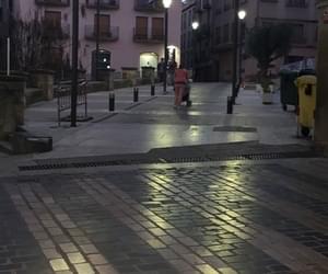Alumbrado en calle Caldereros de Alcañiz.